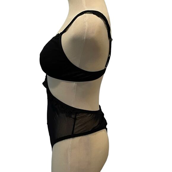 WE ARE HAH Key To Ur Heart Bodysuit Lingerie Noir Black M Sexy - Picture 9 of 11